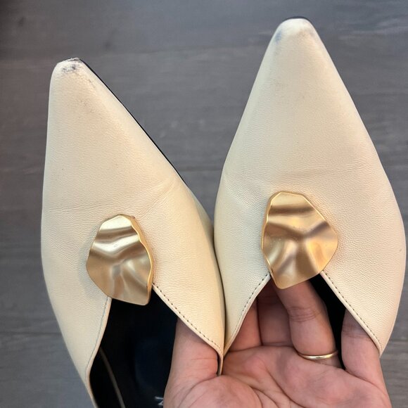 Meiel Dew kitten heel mules - Picture 2 of 4